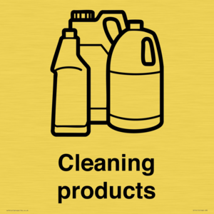 Dementia Cleaning products sign
